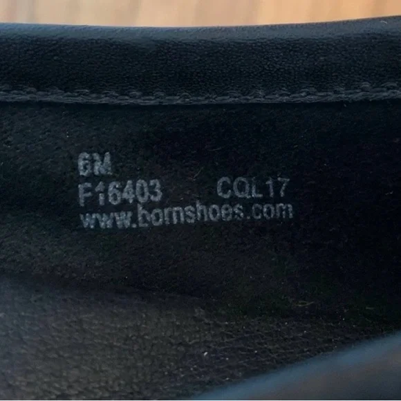 Born Black Leather Women's Penny Loafers - Picture 6 of 6